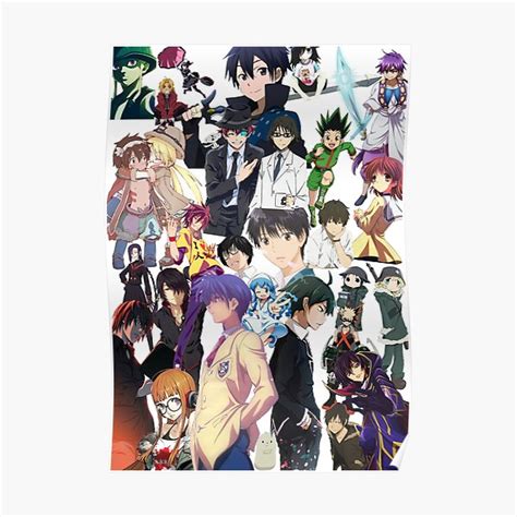 "Anime Poster Collage 1" Poster for Sale by Chimmy | Redbubble