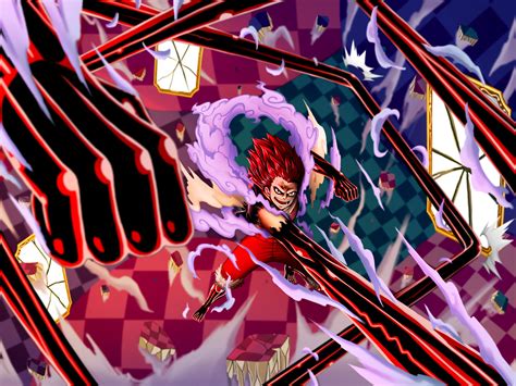 ArtStation - Luffy Gear 4 Snakeman