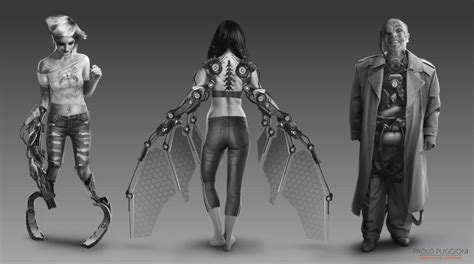 Cyberpunk People - Paolo Puggioni - Concept Art & Illustration Paolo Puggioni – Concept Art ...