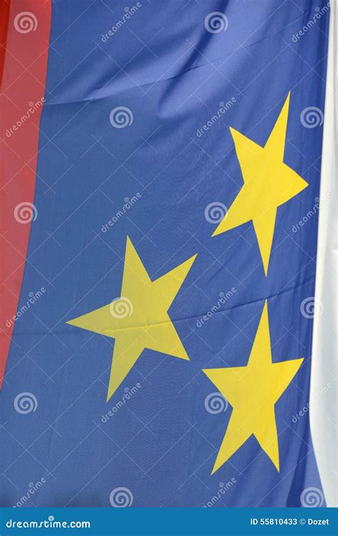 Vojvodina flag stock image. Image of national, crown - 55810433