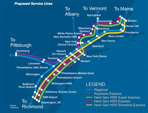 Amtrak Unveils Ambitious Northeast Corridor Plan, But It Would Take 30 Years to be Realized ...