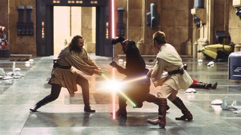 How Star Wars: The Phantom Menace’s Epic Lightsaber Duel Is Central to Prequel Trilogy’s Themes ...