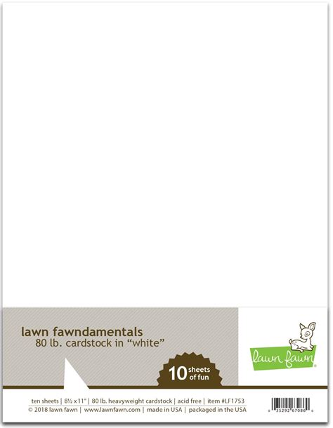 8.5X11 Cardstock, 80 lb - White - 035292670860