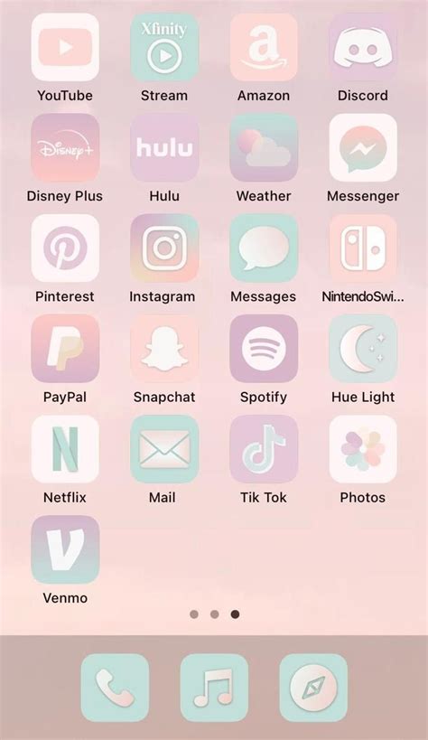 Pastel Aesthetic iPhone iOS14 App Icons 36 App Pack | Etsy | Iphone wallpaper app, App icon ...