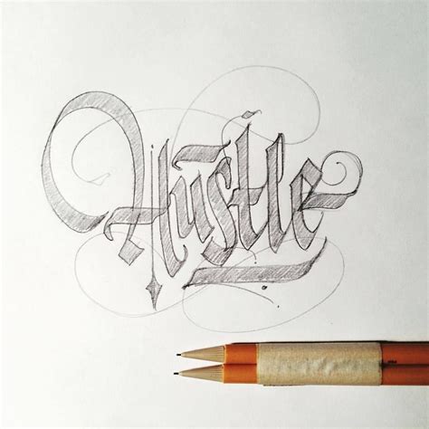 Hustle. More of it in 2016. #sketch #pencil... | Graffiti lettering, Graffiti lettering fonts ...