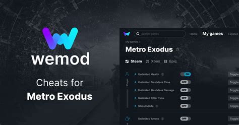 Metro Exodus Cheats & Trainers for PC | WeMod