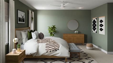 Get 9+ Pictures About Olive Green Accent Wall Bedroom