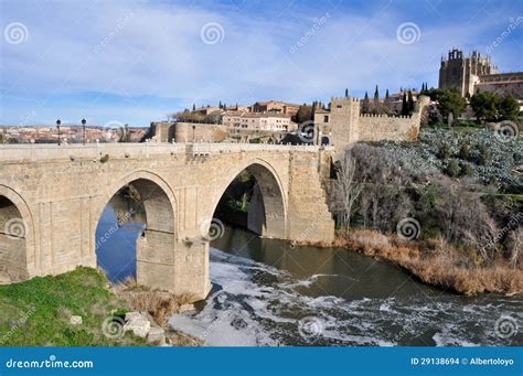 Bridge of San Martin, Toledo (Spain) Stock Photo - Image of martin, river: 29138694