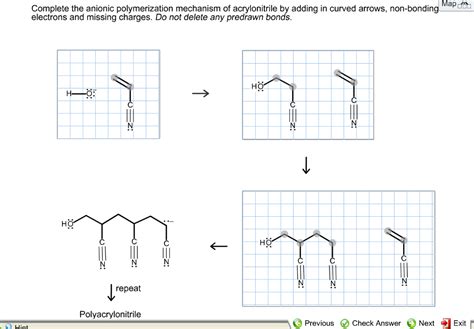 Solved: Complete The Anionic Polymerization Mechanism Of A... | Chegg.com