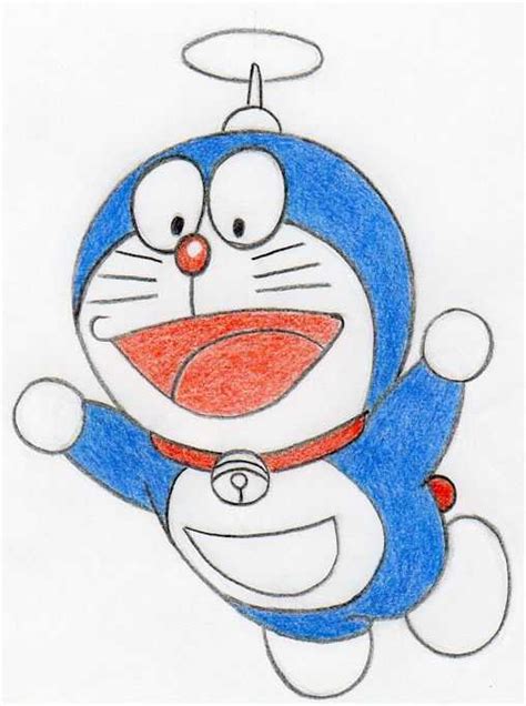 Doraemon Pencil Sketch Drawing