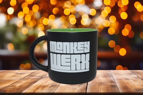 Monkey Werx 14oz Large Coffee Mug - Lime Green — MonkeyWerx