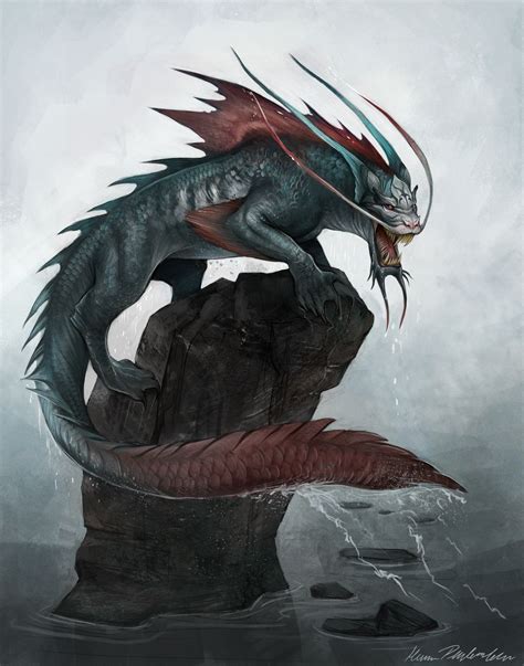 Water Panther, by Katie Pfeilschiefter | Mythical creatures, Creature concept art, Mythical ...