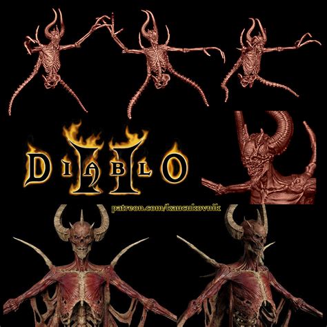 Free STL file Diablo II - Mephisto, Lord of Hatred 😈 ・3D printing idea to download・Cults