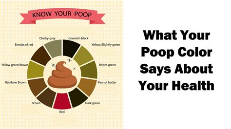 Color Of Your Poop Chart