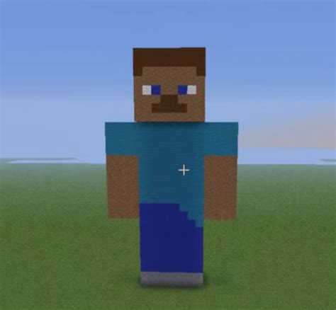 Steve Statue - Blueprints for MineCraft Houses, Castles, Towers, and ...