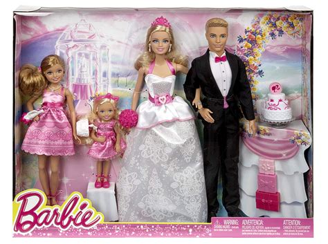 Mattel Barbie - Bjr08 - Poupée - Barbie Coffret Mariage | Robe de ...