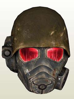 Fallout: New Vegas – NCR Ranger Helmet Free Papercraft - Papermodeler