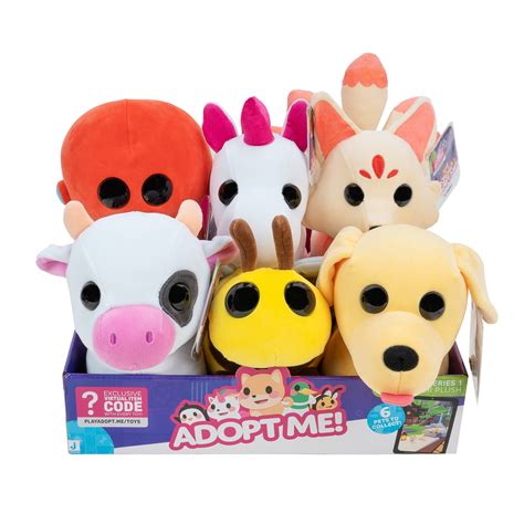 Adopt Me! Collector Plush - 6 Styles - Series 1 - Fun Collectible Toys for Kids Featuring Your ...