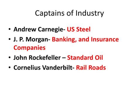 PPT - Robber Barons vs . Captains of Industry PowerPoint Presentation - ID:2570490