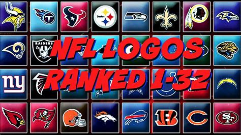 NFL Logos Ranked 1-32! - YouTube