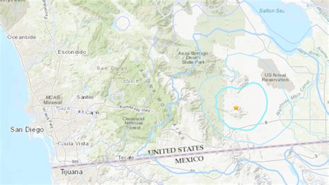 Earthquake San Diego: 3.8 magnitude quake today near Ocotillo, California