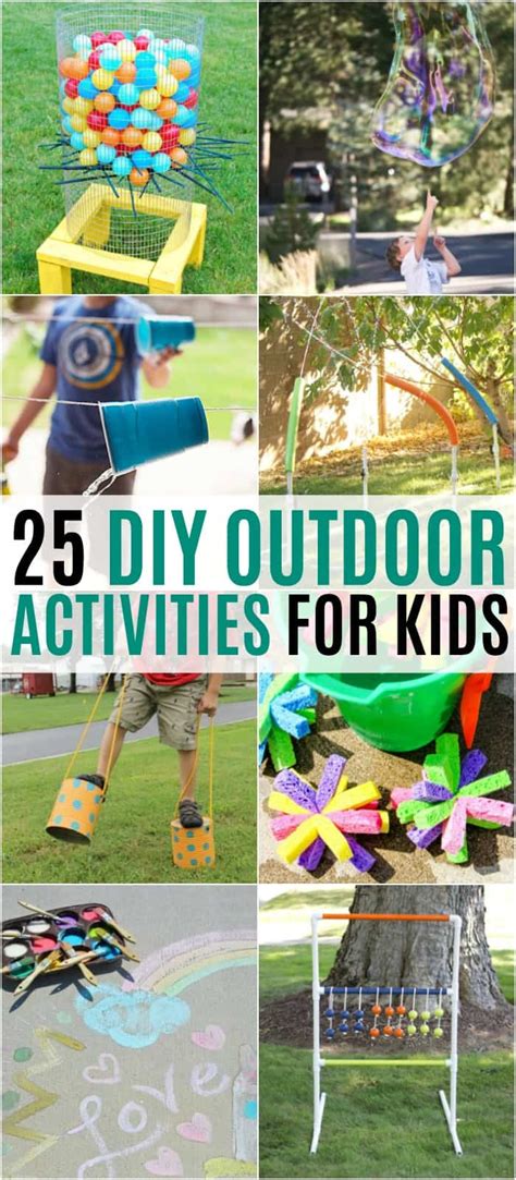 25 DIY Outdoor Activities for Kids ⋆ Real Housemoms