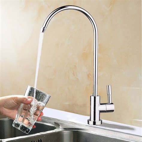 Gooseneck Type Kitchen RO Drinking Water Filter Faucet Reverse Osmosis Sink Tap freeshipping ...