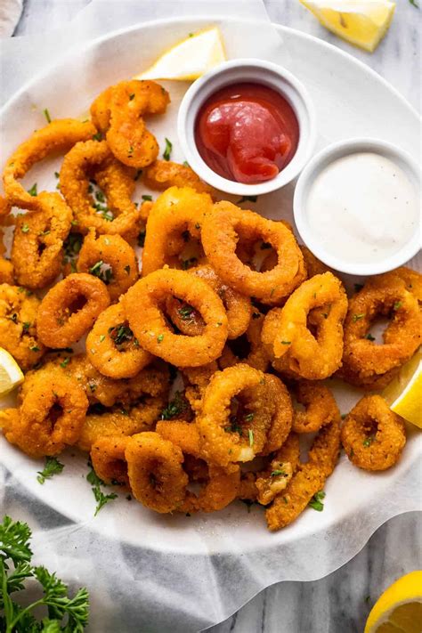 Air Fryer Fried Calamari (Light and Crispy) | Diethood