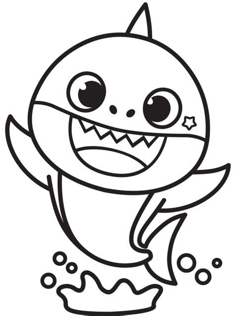 Kids-n-fun.com | Coloring page Baby Shark baby shark 2