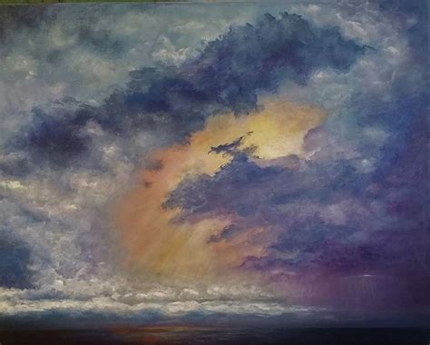 Stormy Sky Painting by Pamela Crittenden - Pixels