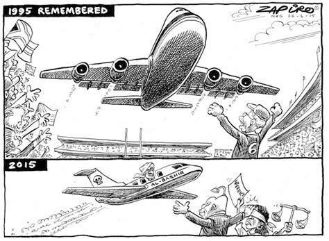 Zapiro cartoon, 1995 Remembered