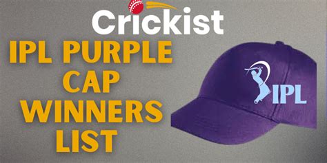 IPL Purple Cap Winners List