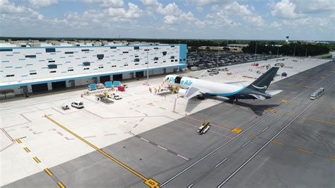 Amazon Air's regional air hub at Lakeland Linder International Airport, Florida