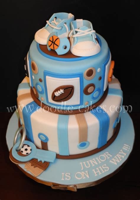 Sports Themed Baby Shower. - CakeCentral.com