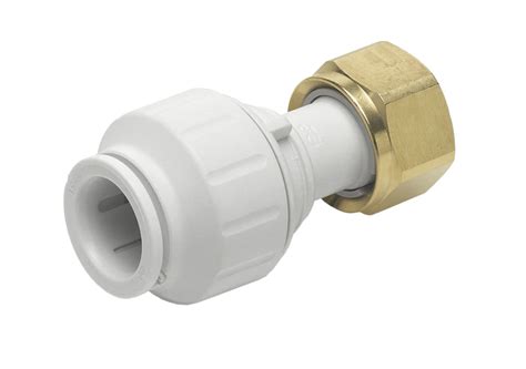 JG Speedfit Push Fit Tap Connector (Dia)15mm | Departments | DIY at B&Q