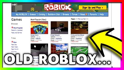 Roblox Homepage 2006 - art-syrop