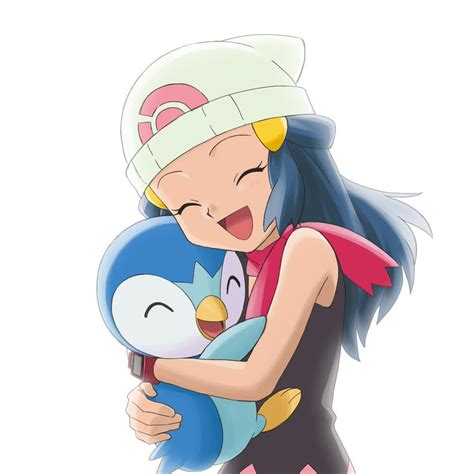 Dawn and Piplup Hug | Pokémon | Know Your Meme Cute Pokemon, Pokemon ...