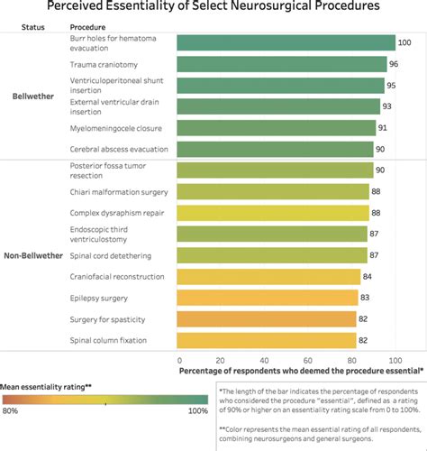 Designation of essential neurosurgical procedures by neurosurgery and ...