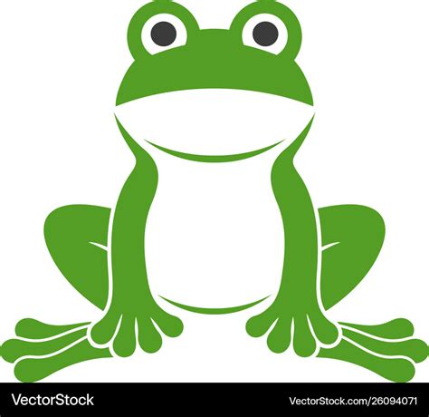 Frog logo Royalty Free Vector Image - VectorStock