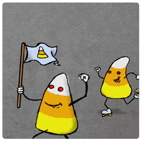 Candy Corn Celebrate Halloween GIF by Chris Timmons - Find & Share on GIPHY