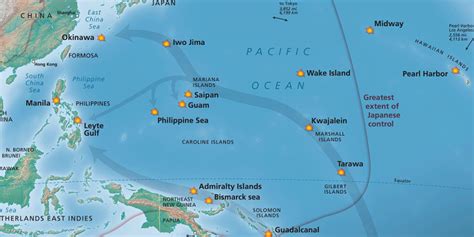 Pacific Theater Ww2 Battle Map