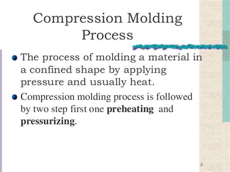 Compression molding