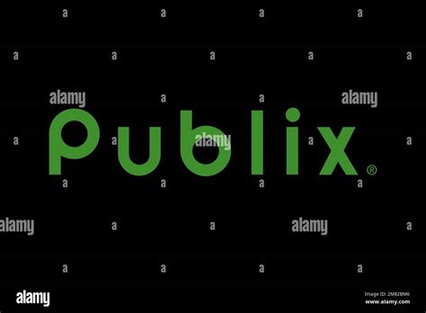 Publix, Logo, Black background Stock Photo - Alamy