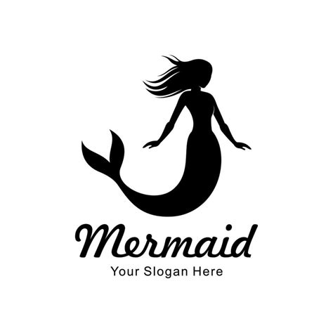 mermaid vector logo 9107981 Vector Art at Vecteezy