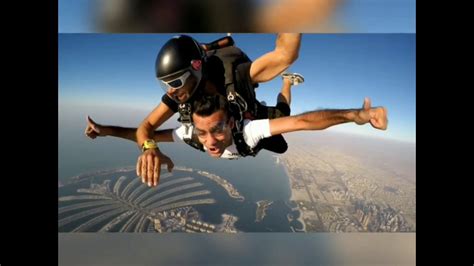 Skydive over Palm Jumeirah, Dubai - YouTube