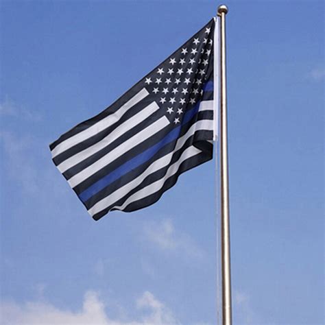 US Flag US American Flag Black White Blue stripes Outdoor Nylon Flag 5FT X 3FT | eBay