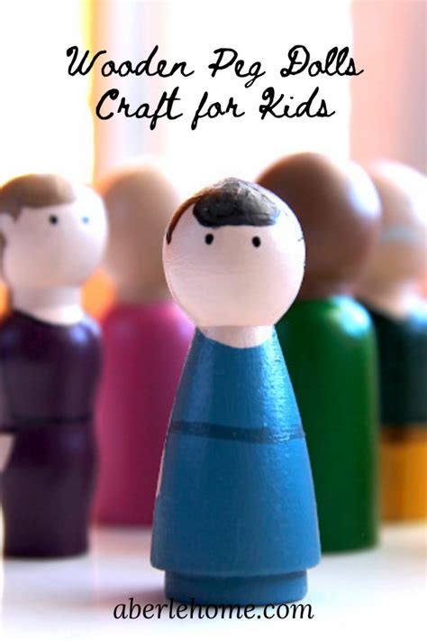 DIY Wooden Peg People Dolls - Aberle Home