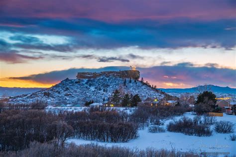 Castle Rock Colorado Winter Landscape Photos 2019