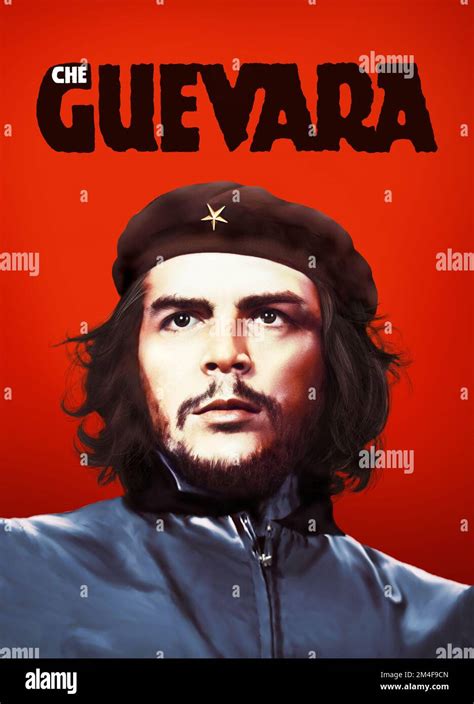 Digitally generated che guevara in classic red poster iconic hi-res stock photography and images ...