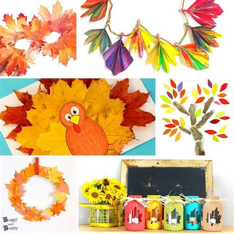 20+ Fun and Inspiring Fall Leaf Crafts for Kids - Buggy and Buddy